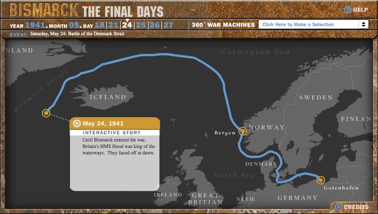 Bismarck: The Final Days – Interactive for the Discovery Channel