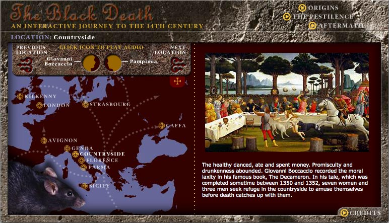 The Black Death – Interactive for the Discovery Channel