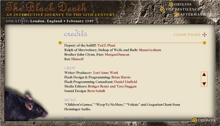 The Black Death – Interactive for the Discovery Channel