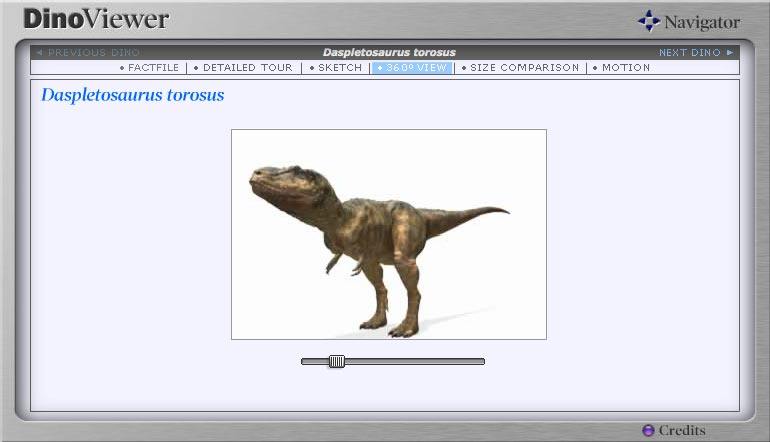 Interactive Dino Viewer – Discovery Channel